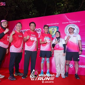 Race photo from SMARTFREN RUN 2026