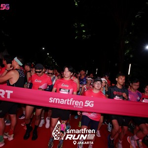 Race photo from SMARTFREN RUN 2026