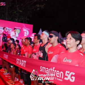 Race photo from SMARTFREN RUN 2026