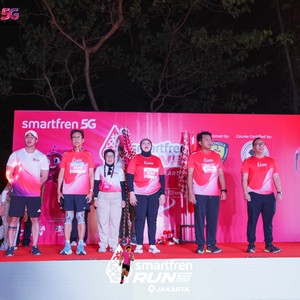 Race photo from SMARTFREN RUN 2026
