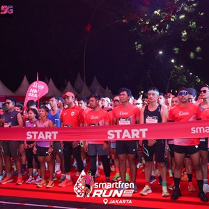 Race photo from SMARTFREN RUN 2026