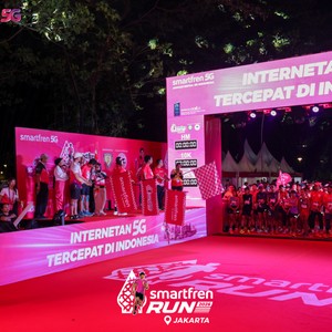 Race photo from SMARTFREN RUN 2026