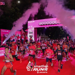 Race photo from SMARTFREN RUN 2026