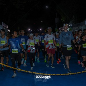 Race photo from BOGORUN 2026