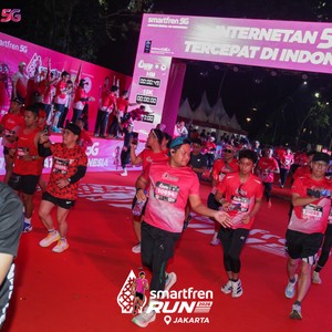 Race photo from SMARTFREN RUN 2026