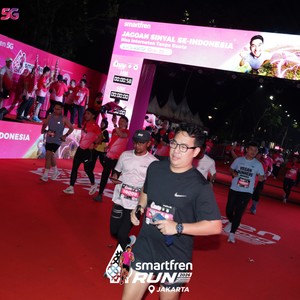 Race photo from SMARTFREN RUN 2026
