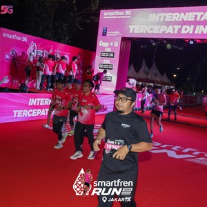 Race photo from SMARTFREN RUN 2026