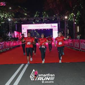 Race photo from SMARTFREN RUN 2026