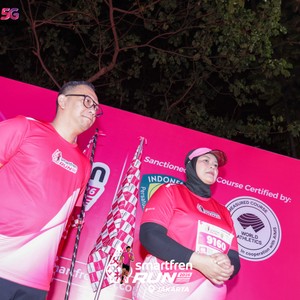 Race photo from SMARTFREN RUN 2026