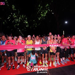 Race photo from SMARTFREN RUN 2026
