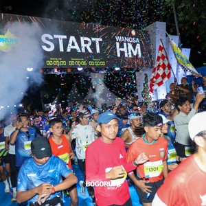 Race photo from BOGORUN 2026