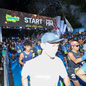 Race photo from BOGORUN 2026