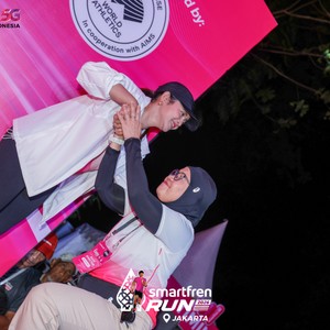Race photo from SMARTFREN RUN 2026