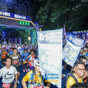 Race photo from SURABAYA ISOPLUS MARATHON 2026