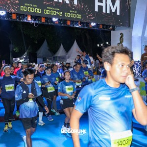Race photo from BOGORUN 2026