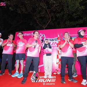 Race photo from SMARTFREN RUN 2026
