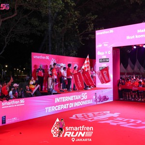 Race photo from SMARTFREN RUN 2026