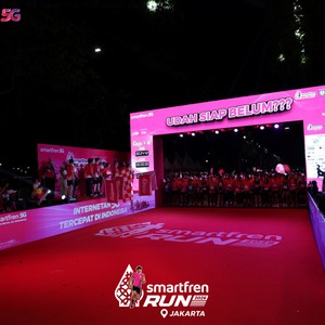 Race photo from SMARTFREN RUN 2026
