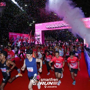 Race photo from SMARTFREN RUN 2026