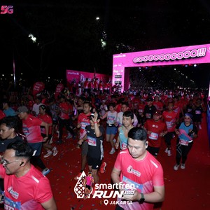 Race photo from SMARTFREN RUN 2026