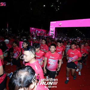 Race photo from SMARTFREN RUN 2026