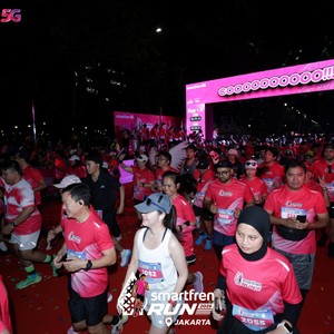Race photo from SMARTFREN RUN 2026