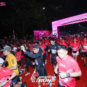 Race photo from SMARTFREN RUN 2026