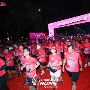 Race photo from SMARTFREN RUN 2026