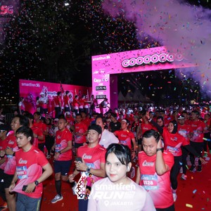 Race photo from SMARTFREN RUN 2026
