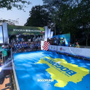 Race photo from BOGORUN 2026