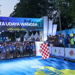 Race photo from BOGORUN 2026