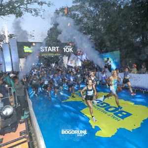 Race photo from BOGORUN 2026