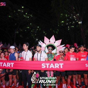 Race photo from SMARTFREN RUN 2026
