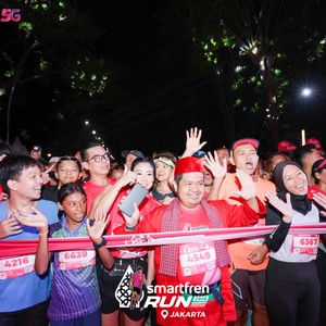 Race photo from SMARTFREN RUN 2026
