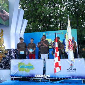 Race photo from BOGORUN 2026
