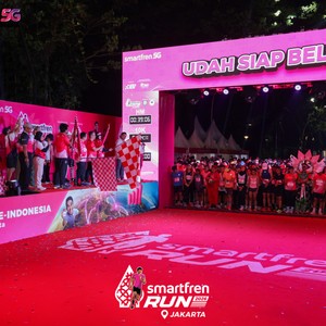 Race photo from SMARTFREN RUN 2026