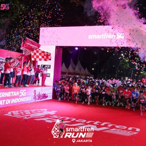 Race photo from SMARTFREN RUN 2026