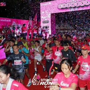 Race photo from SMARTFREN RUN 2026