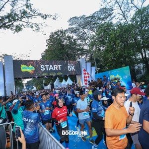 Race photo from BOGORUN 2026