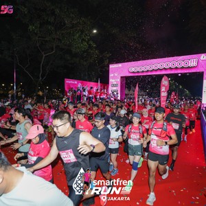 Race photo from SMARTFREN RUN 2026