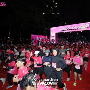 Race photo from SMARTFREN RUN 2026