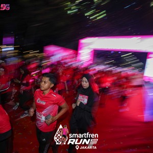 Race photo from SMARTFREN RUN 2026