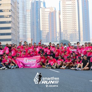 Race photo from SMARTFREN RUN 2026 VIBES