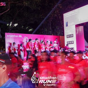 Race photo from SMARTFREN RUN 2026