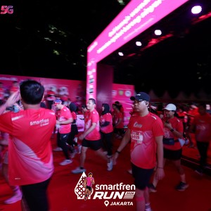 Race photo from SMARTFREN RUN 2026