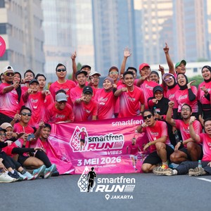 Race photo from SMARTFREN RUN 2026 VIBES