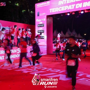 Race photo from SMARTFREN RUN 2026
