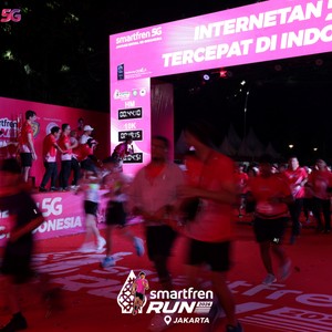 Race photo from SMARTFREN RUN 2026