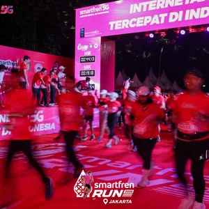 Race photo from SMARTFREN RUN 2026