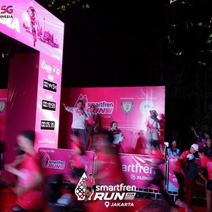 Race photo from SMARTFREN RUN 2026